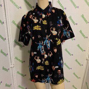 Middle Of Beyond Button Down Shirt Bill & Ted's Excellent Adventure MOB Mens M